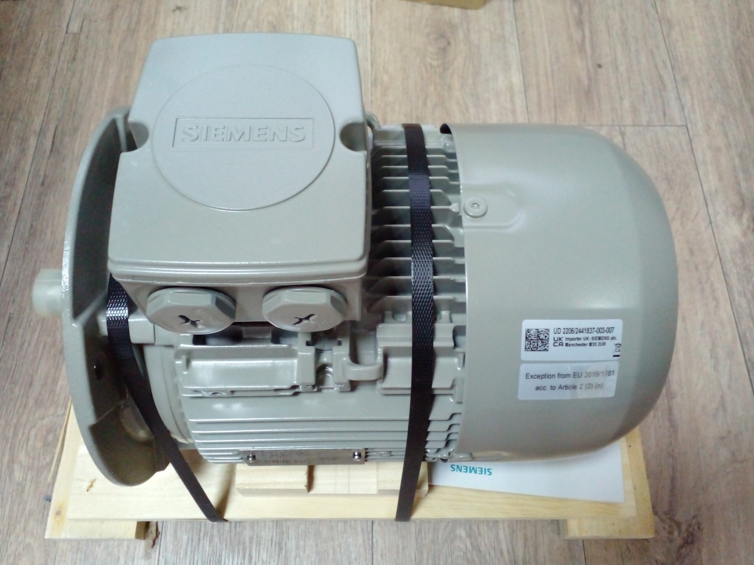 Электродвигатель 1LE1011-1BJ23 3,7-4,4 кВт вентилятора циркуляционного воздуха